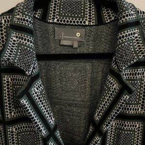 Anthropologie NWT size L sweater, one snap front, bell sleeve.  Front pockets.